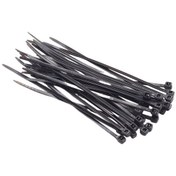 Resim Neevoyu Nylon Kablo Bağlayıcı Seti 1.9mm 150mm, 3-40mm Kablolar İçin, Siyah, 100 Adet - Dayanıklı, Kimyasal Ve Nemdiren, İç/ön Dış Kullanım 