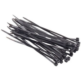 Resim Neevoyu Nylon Kablo Bağlayıcı Seti 1.9mm 150mm, 3-40mm Kablolar İçin, Siyah, 100 Adet - Dayanıklı, Kimyasal Ve Nemdiren, İç/ön Dış Kullanım 