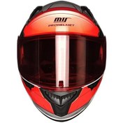 Resim Mts Pro Helmets M-801 Snake Full Face Motosiklet Kask Beyaz Kırmızı Yeşil 