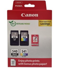 Resim Canon Pg-540 Cl-541 Photo Value Multipack 2'li Mürekkep Kartuş 