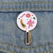 Resim Mikroskop Emaye Pimleri Mikrobiyoloji Broşlar Yaka Rozetleri Komik Bilim Takı Hediye Öğrenciler Için Arkadaşlar Erkekler 