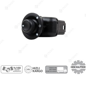 Resim Renault Scenic 2 Katlanir Dikiz Ayna Ayar Dügmesi Anahtari 111179556 
