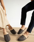 Resim Mode Cool Unisex Konforlu Pofuduk Ev & Bahçe Terliği – Sıcak Astarlı 