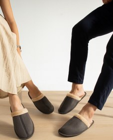 Resim Mode Cool Unisex Konforlu Pofuduk Ev & Bahçe Terliği – Sıcak Astarlı 
