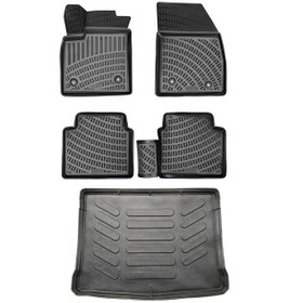 Resim Rizline Ford Focus 4 Hb 2018-2021 3D Paspas+Bagaj Havuzu Seti 