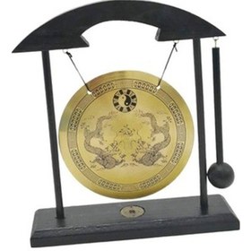 Resim Lijinxu Magideal Mini Gong Pirinç Süs Ofis Masası Dekorasyon Ev Stil-b 