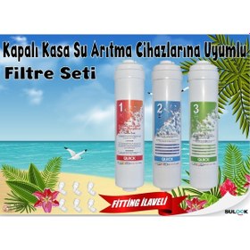 Resim Su Arıtma Filtre Seti 3'Lü Inline Set 