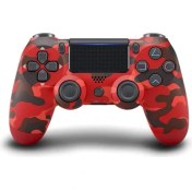 Resim Jingyi Dotpet Game Controller For Ps4 ( Red Camouflage ) , Dual Vibration Compatible With Windows Pc &amp; Android Os , Wireless Bluetooth Controller (Yurt Dışından) 