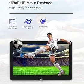 Resim Gearwell Sabit Monitör 8in MP5 Oyuncu, Arka Koltuk Eğlence Sistemi DC 12V, Araba Dokunmatik Ekran, Araç Multimedya Ekranı 