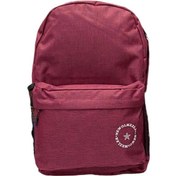 Resim Su Geçirmez Kumaş Ortaokul Lise Unisex Okul Sırt Ve Seyahat Çantası - Bordo 