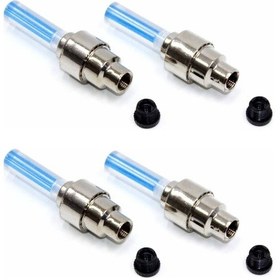 Resim Oto Fotosel Hareket Sensörlü Işıklı Led Jant Sibop Kapağı 4 Adet Çok Renkli 