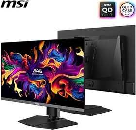 Resim MSI 26.5" MAG 272QP QD-OLED X50, Oyun Monitörü, WQHD, 16:9 Flat, QD-OLED, 500Hz, 0,03ms, Freesync Premium Pro, Pivot 