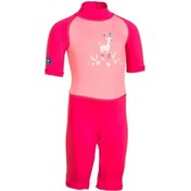 Resim Decathlon Bebek / Çocuk Uv Korumalı Kısa Kollu Wetsuit - Baskılı / Pembe 