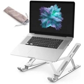 Resim Taşınabilir 7 Kademeli Laptop Standı - Metal Ve Kaymaz 