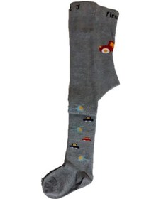 Resim Hepsinerakip Erkek Bebek Çocuk Renkli Desenli Külotlu Çorap 3 Lü Paket 
