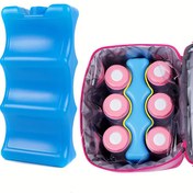 Resim 600ML Soğutma Kutusu Buz Torbası, Oluklu Buz Kutusu, Süt Şişesi Depolama İçin, Kamp Pikniği İçin Dayanıklı Ve Yeniden Kullanılabilir Yalıtım Buz Torbası 