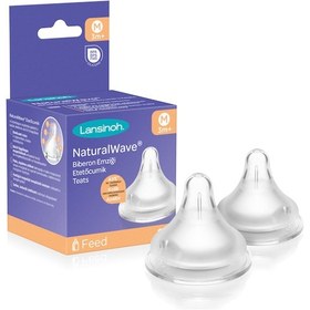 Resim Lansinoh Natural Wave Biberon Ucu Emziği Orta Akış 