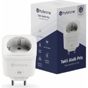 Resim Akım Korumalı Wi-fi Akıllı Priz, Enerji İzleme, Çocuk Kilidi, 16 Amper, Uygulama İle Uzaktan Kontrol 