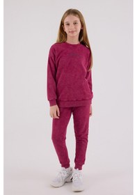 Resim Rolypoly Kız Çocuk Bordo Eşofman Takımı Bordo 