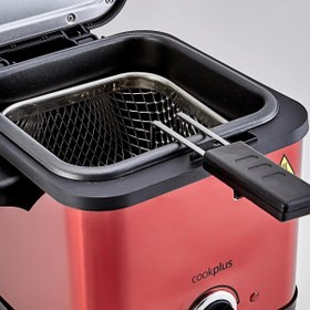 Resim Cookplus Mini Fritöz 800-900 W Kırmızı 801 