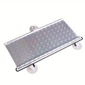 Resim Fit Katlanabilir UV Koruma Araba Camı Güneşlik - Ayarlanabilir Yazlık Güneşlik Yansıtıcı Malzeme ve Emme Kupaları ile Kolay Kurulum için, UV Işın Kalkanı | Yansıtıcı Güneşlik | Dayanıklı Plastik Malzeme 