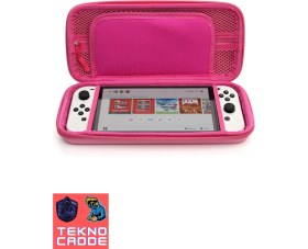 Resim Beboncool Nintendo Switch OLED Uyumlu Saklama Kutusu Koruyucu Taşıma Çantası Seyahat Çantası 