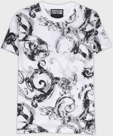 Resim Versace Jeans Couture Erkek T Shirt 76gah6s0 Js287 003 Beyaz 