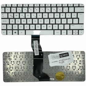 Resim Notespare Hp ile Uyumlu Stream 11-y001nt (Y7Z24EA), 11-y002nt (Y3U78EA) Notebook Klavye Beyaz TR 