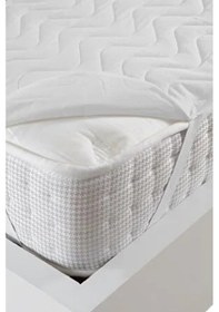 Resim Divanev Kapitoneli Sıvı Geçirmez Alez 160x200 Cm Çift Kişilik Köşe Lastikli Beyaz 