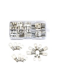 Resim 60 Adet Ağı Heavy Duty Kablo Kapalı Uçlu Boru R-ring Terminalleri Bağlayıcılar Bakır Tel Kablolar Gözlükler Boru Çeşitli Çeşit Kutusu Tasarımı 