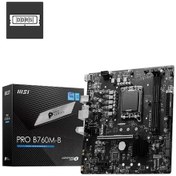 Resim Msı Pro B760m-b Ddr4 6400mhz 1xhdmı 1xm.2 Usb 3.2 Matx 1700p 12. / 13. Ve 14. Nesil İşlemci Uyumlu 