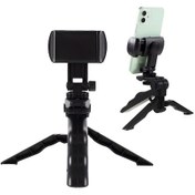 Resim Cbtx Mini Katlanabilir 360 Dönen Masaüstü Tripod Cep Telefonu Dijital Kamera Tutucu Braketi 