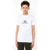 Resim Icons Transparent Emblem Overwatch 2 Baskılı Unisex Çocuk Beyaz Tshirt 