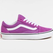 Resim Vans VN000D6WE2T1-Old Skool Mor Deri Kadın Lifestyle Ayakkabı 