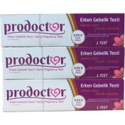 Resim Prodoctor Erken Hamilelik Testi 3 Adet 1 Adet 