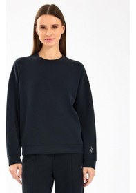 Resim Skechers W Lounge Loose Crew Neck Kadın Sweatshirt - S2510052-11097 Siyah 