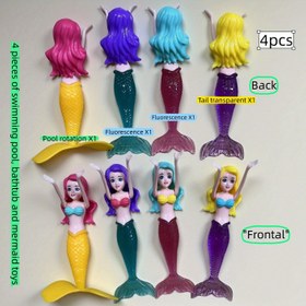 Resim 4 Denizkızı Havuz Dalış Seti, Havuz Oyuncakları, Küvet Oyuncakları, Yüzme Oyuncağı, Erkek ve Kız Çocuklar İçin Uygun Yazlık Plaj Su Oyunları, Çocuk Doğum Günü Hediyesi 