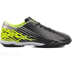 Resim Slazenger CARLO I Erkek Halı Saha Siyah / Yeşil Futbol Ayakkabısı 