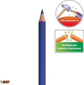 Resim BIC Kids Evolution Kuru Boya Kalemi 25'li Metal Tüp , Kıymık Oluşturmaz, Çiğnemeye Karşı Dayanıklı, Kolay Açılır 