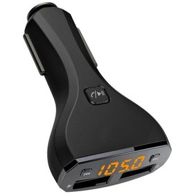 Resim Linktech G6 2.4A Şarj Destekli LCD Ekranlı FM Transmitter 