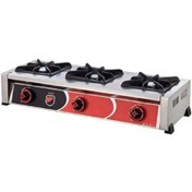 Resim Işıkgaz Silver Endüstriyel Doğalgazlı Set Üstü Mini Üçlü 3 Gözlü Ocak 