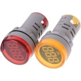 Resim Xkoren 22 Mm 0-100a Led'li Mavi Ampermetre 10 Adet 