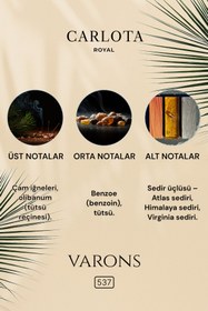Resim CARLOTA VARONS Erkek Parfüm 50 ML | Aromatik Koku | Royal Seri 