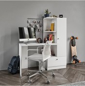 Resim MERLİN MOBİLYA Minör Çalışma Masası Ve 7 Bölmeli Kitaplık 