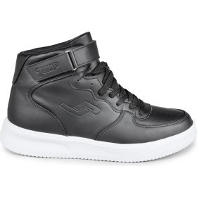 Resim Jump 16309 Yüksek Bilekli Siyah - Beyaz Erkek Sneaker Günlük Spor Ayakkabı 