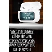 Resim Techno Stock Kablosuz Yeni Nesil Bluetooth Bağlantılı Dokunmatik Ekranlı Kulak Içi Pro 