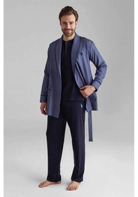 Resim U.s. Polo Assn. 12000 Erkek 5'li Çeyizlik Ropdöşambır Set-lacivert Lacivert 