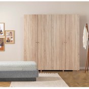 Resim Uvi Collection Loni 4 Kapaklı Gardırop 200 Sonomo 