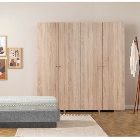 Resim Uvi Collection Loni 4 Kapaklı Gardırop 200 Sonomo 