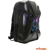 Resim X Ekranlı Motor Sırt Çantası, Sırt Çantası, Telefon Kontrol Kask Taşıma Çantası, Led Çanta Siyah 